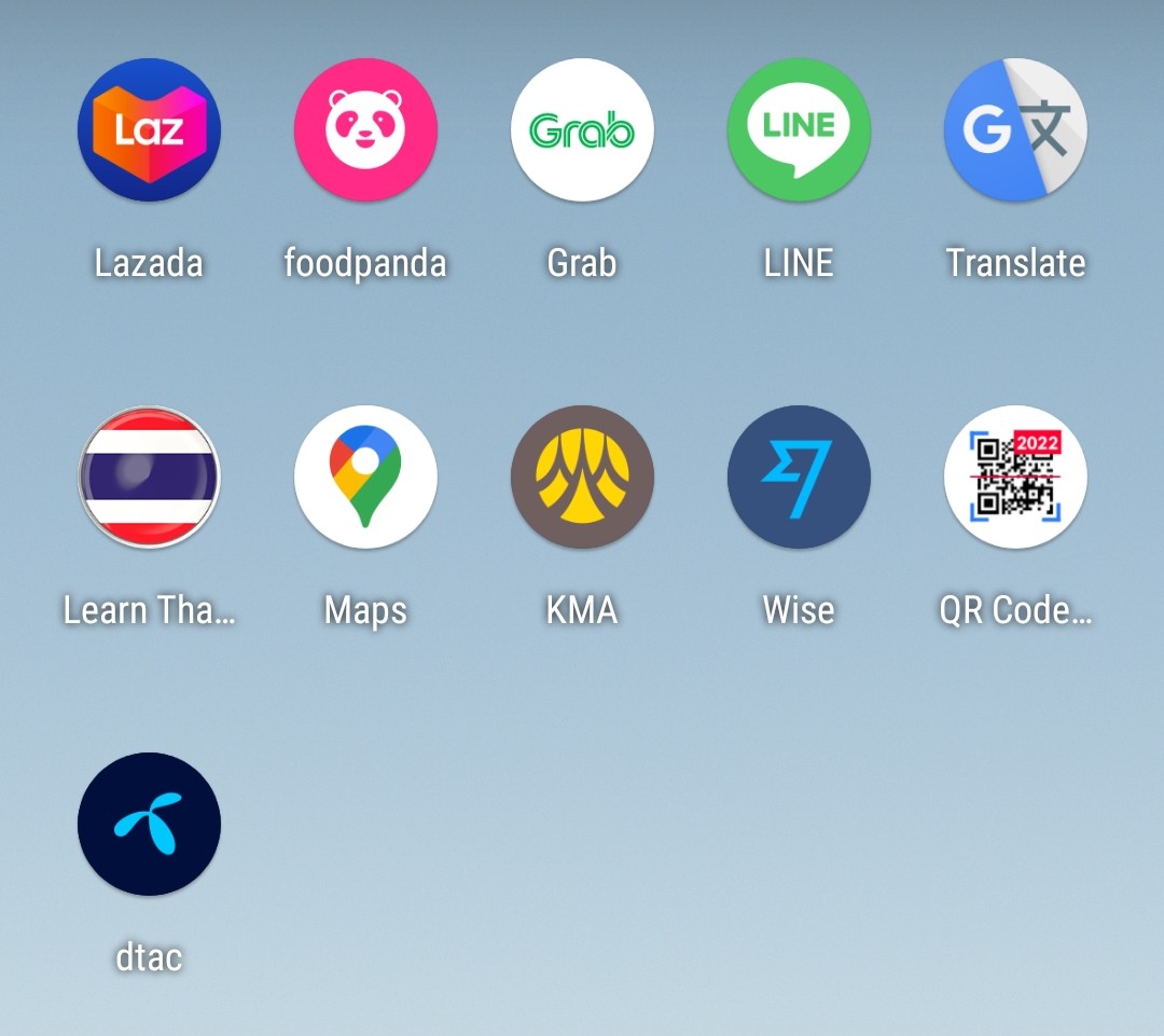 Useful apps in Thailand